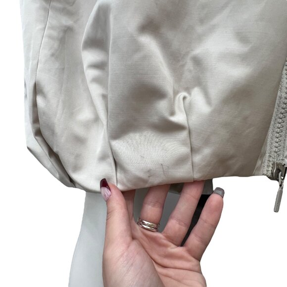 $3800 NWD Moncler Ivory Beaded Embellished Floral Full Zip Jacket size 1/S/M - Picture 4 of 15